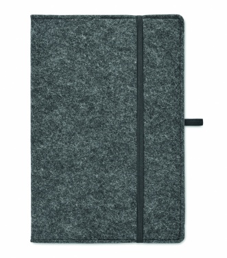 Logotrade advertising products photo of: A5 notebook RPET felt